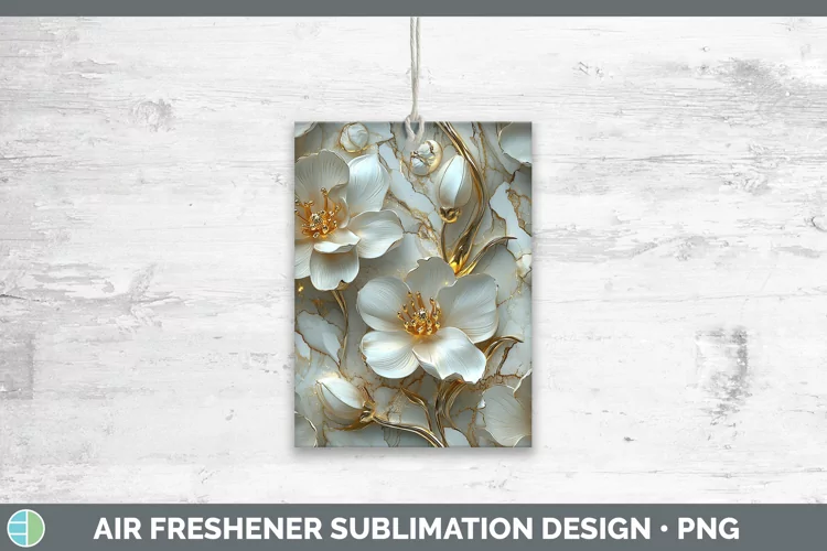 3D Freesia Air Freshener Sublimation Car Freshener Designs