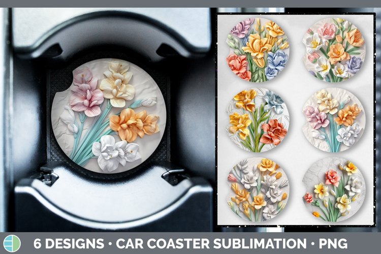 Car Coaster Sublimation Designs Image 9