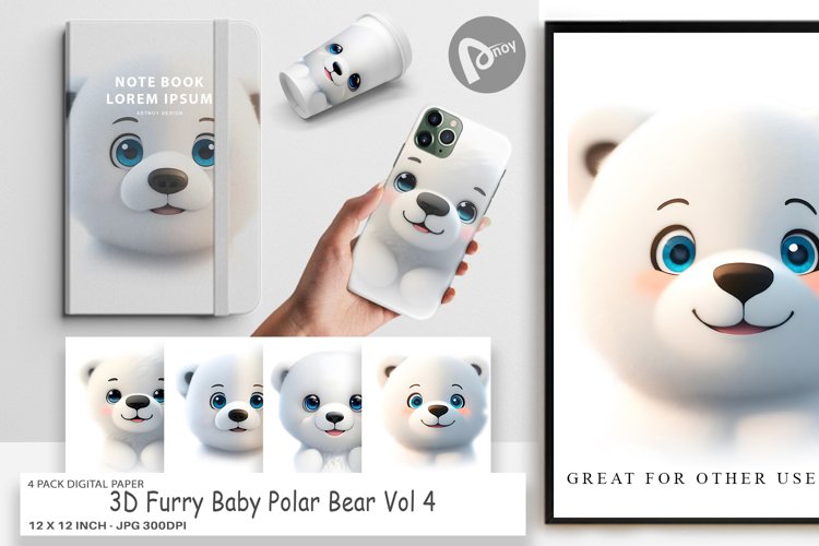 Polar Bear Clipart Image 10