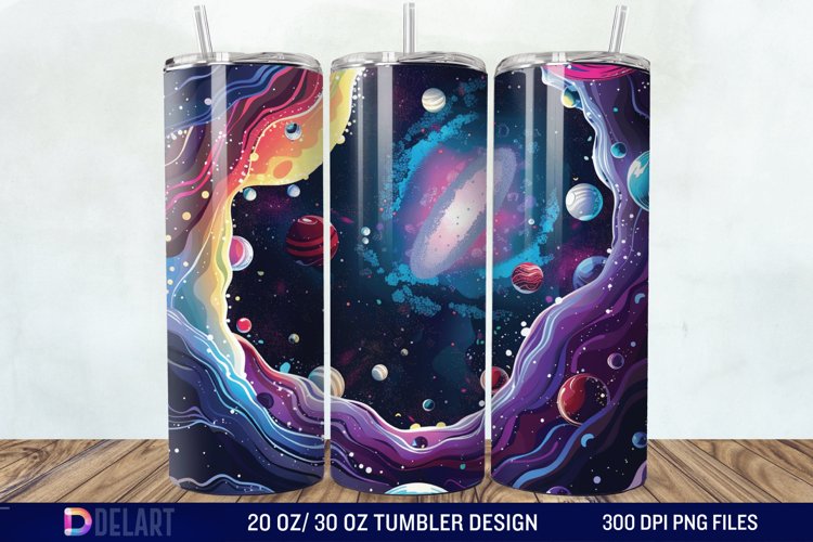 3d Galaxy Cartoon Through Wrap example image 1