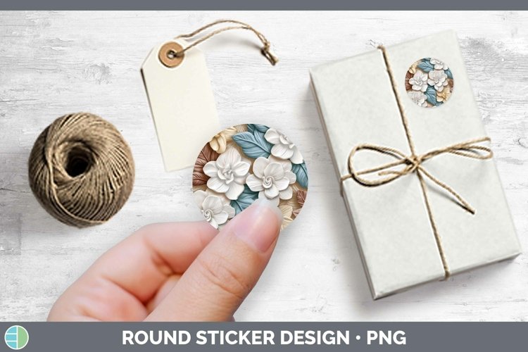 Gorgeous3D Stickers design.