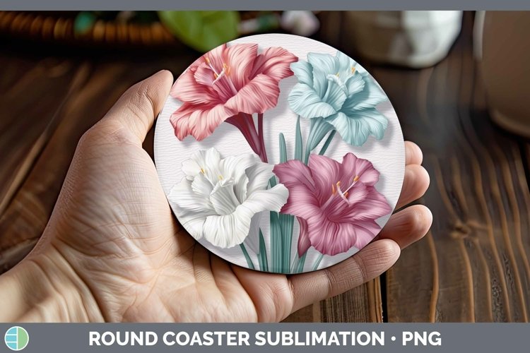 Gorgeous3D Round Coaster design.