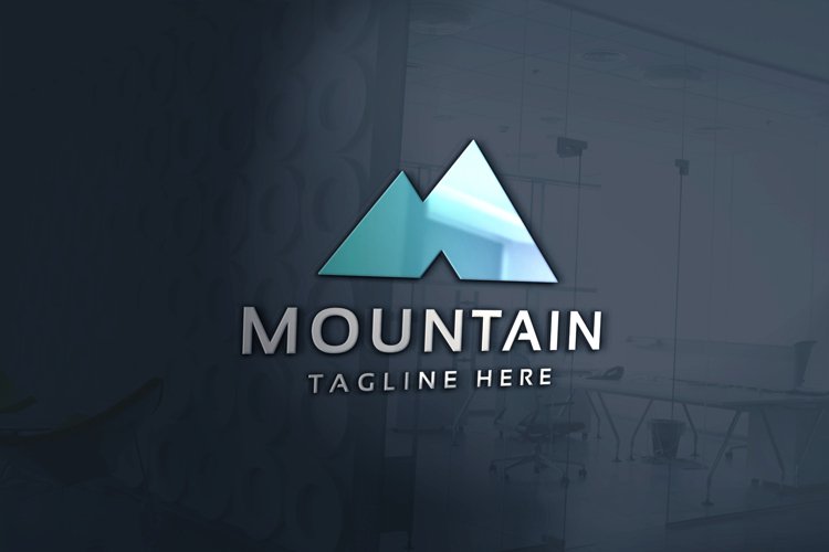 Mountain Letter M Pro Branding Logo