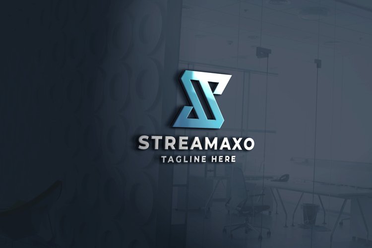 Streamaxo Letter S Pro Logo Template example image 1