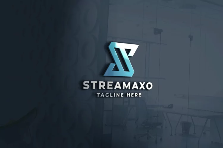 Streamaxo Letter S Pro Logo Template