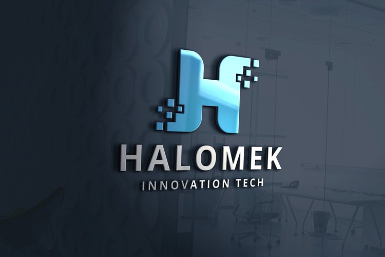 Halomek Letter H Logo