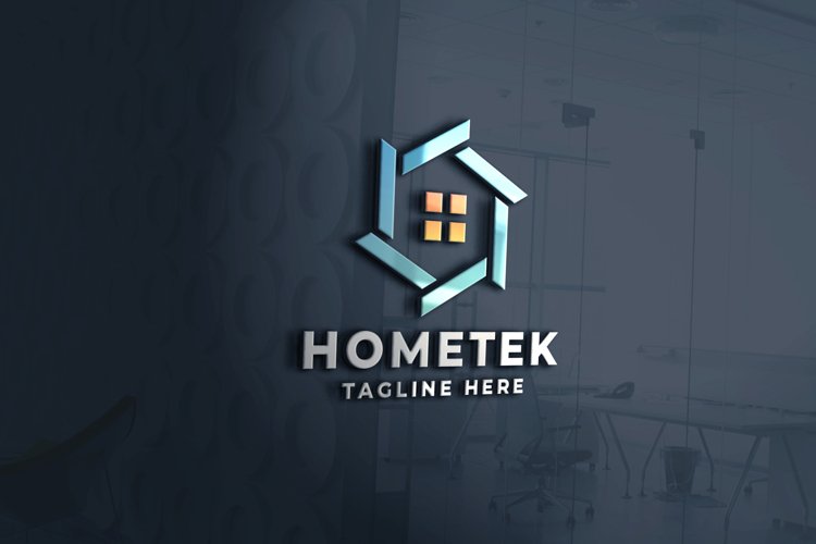 Hometek Real Estate Pro Logo Template example image 1