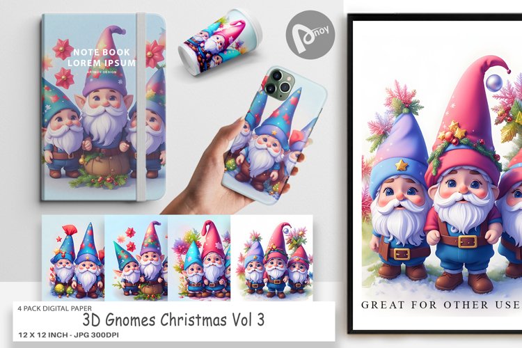 Christmas Gnome Clipart Image 23
