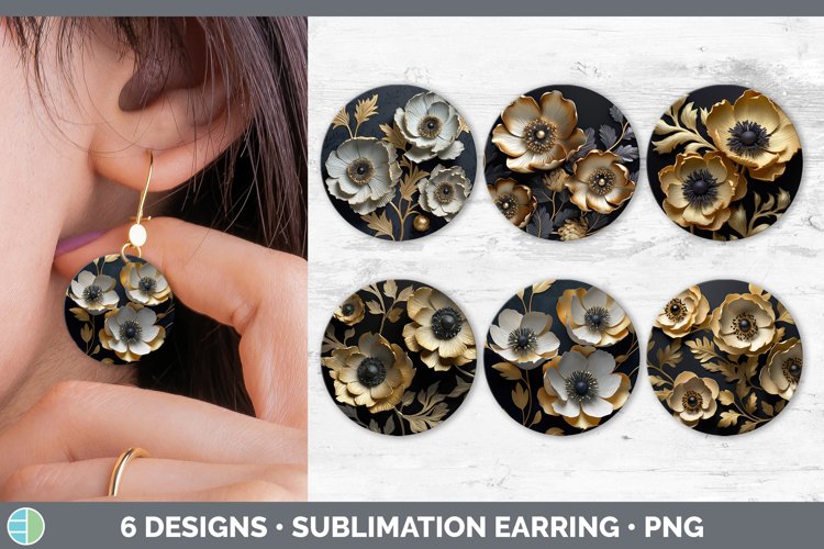 Sublimation Earring Designs Image 18