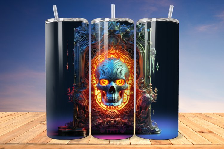 3D Gothic Book 20oz/30oz Skinny Tumbler
