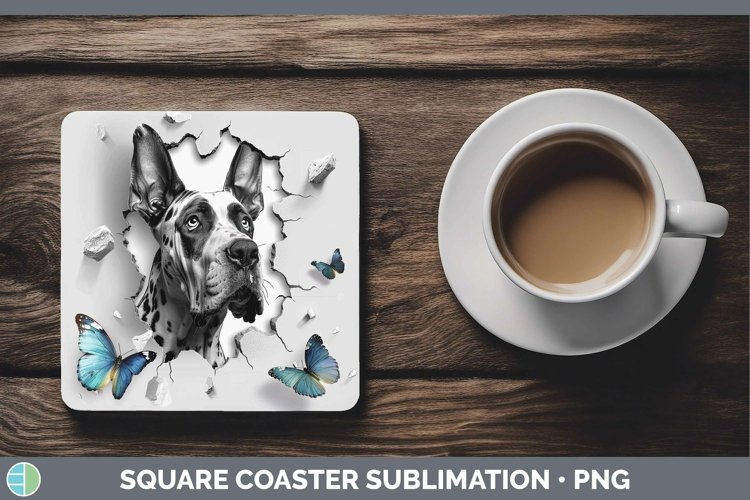 Gorgeous3D Square Coaster design.
