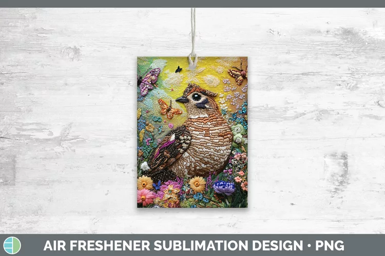 3D Grouse Air Freshener Sublimation Car Freshener Designs