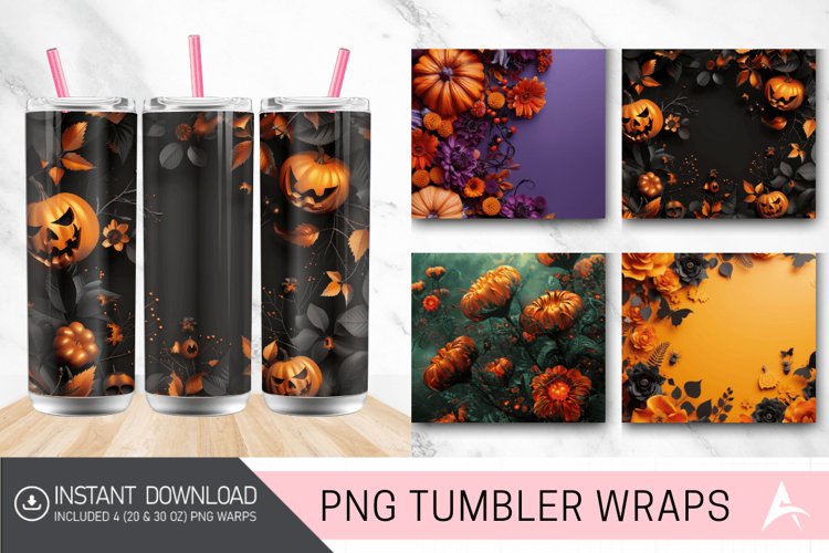 Halloween Tumbler Wrap Image 20