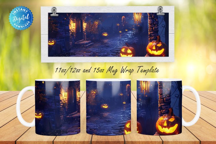 3D Halloween 11, 12 & 15 Oz Mug Sublimation