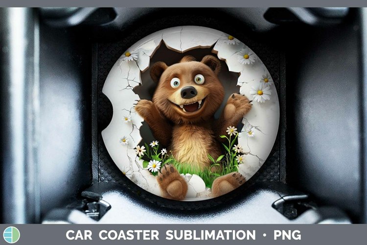 Gorgeous3D Hole in the Wall Car Coaster design.