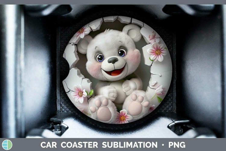Gorgeous3D Hole in the Wall Car Coaster design.