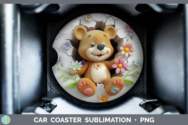 Gorgeous3D Hole in the Wall Car Coaster design.