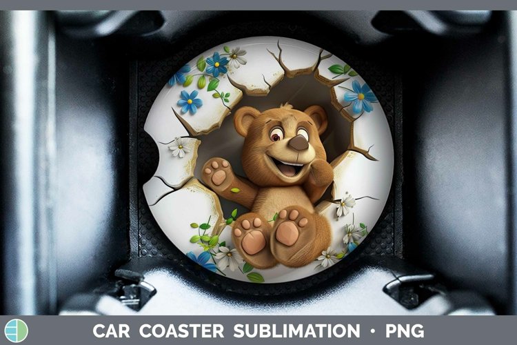 Gorgeous3D Hole in the Wall Car Coaster design.