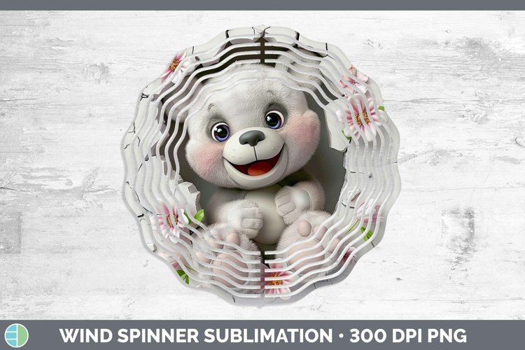Gorgeous3D Hole in the Wall Wind Spinner design.