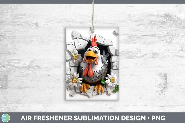 Gorgeous3D Hole in the Wall Air Freshener design.