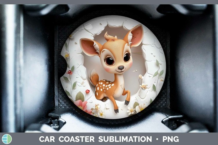 Gorgeous3D Hole in the Wall Car Coaster design.