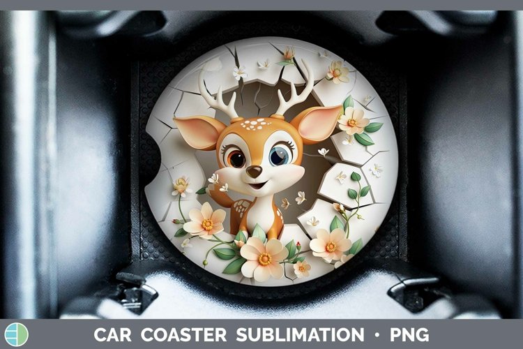 Gorgeous3D Hole in the Wall Car Coaster design.