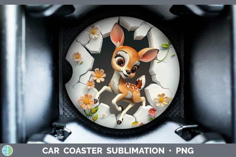 Gorgeous3D Hole in the Wall Car Coaster design.