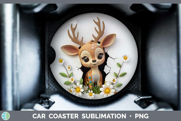 Gorgeous3D Hole in the Wall Car Coaster design.