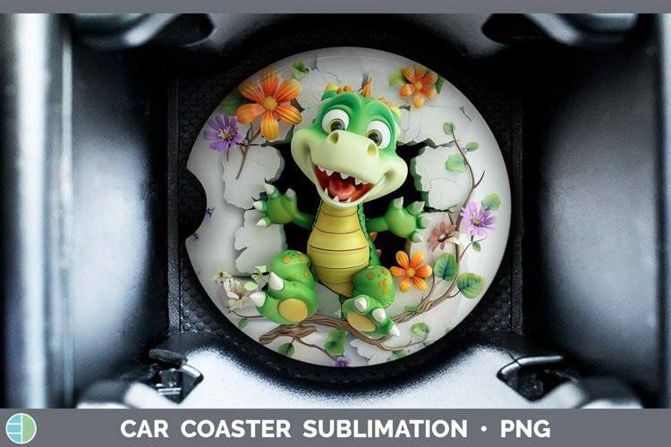 Gorgeous3D Hole in the Wall Car Coaster design.