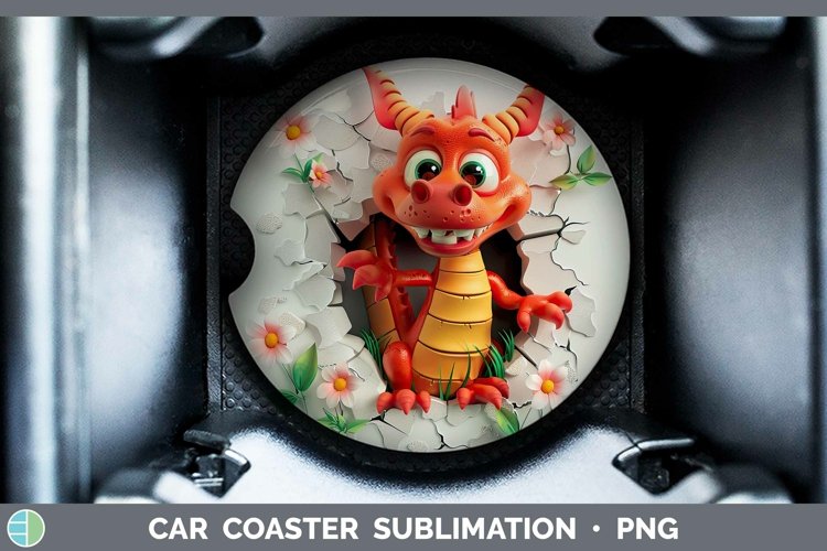 Gorgeous3D Hole in the Wall Car Coaster design.