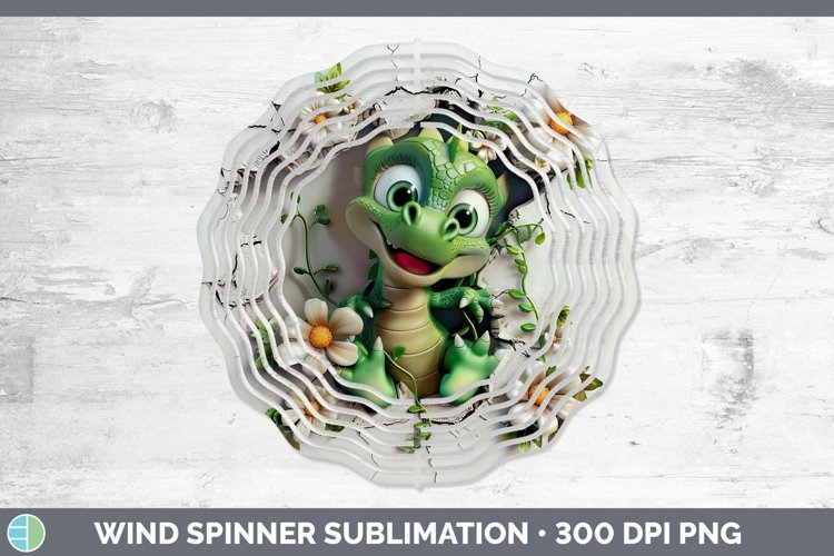 Gorgeous3D Hole in the Wall Wind Spinner design.