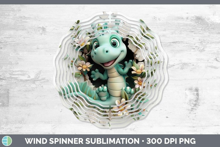 Gorgeous3D Hole in the Wall Wind Spinner design.