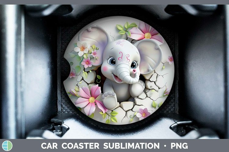 Gorgeous3D Hole in the Wall Car Coaster design.