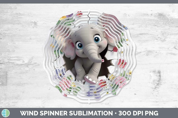 Gorgeous3D Hole in the Wall Wind Spinner design.