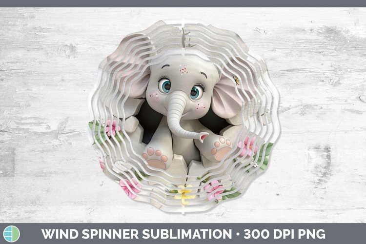 Gorgeous3D Hole in the Wall Wind Spinner design.