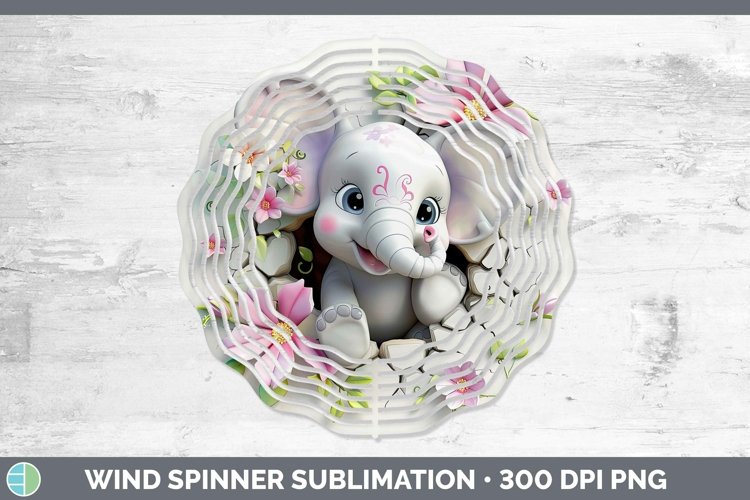 Gorgeous3D Hole in the Wall Wind Spinner design.