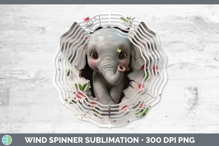 Gorgeous3D Hole in the Wall Wind Spinner design.