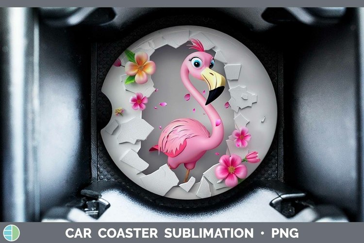 Gorgeous3D Hole in the Wall Car Coaster design.