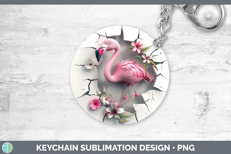 Gorgeous3D Hole in the Wall Keychain design.