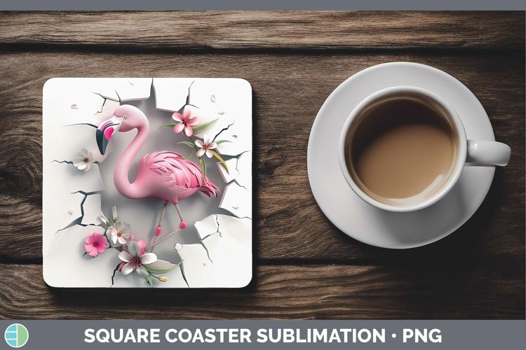 Gorgeous3D Hole in the Wall Square Coaster design.