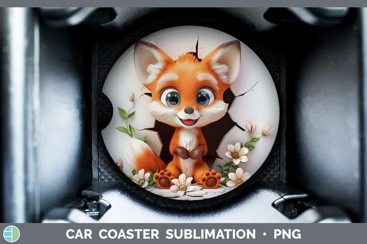 Gorgeous3D Hole in the Wall Car Coaster design.