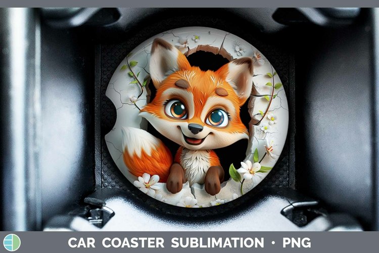 Gorgeous3D Hole in the Wall Car Coaster design.