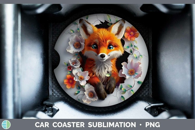Gorgeous3D Hole in the Wall Car Coaster design.