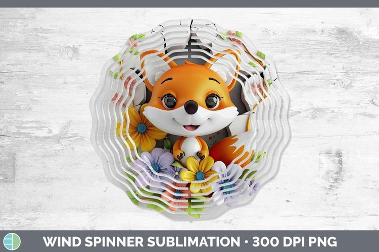 Gorgeous3D Hole in the Wall Wind Spinner design.