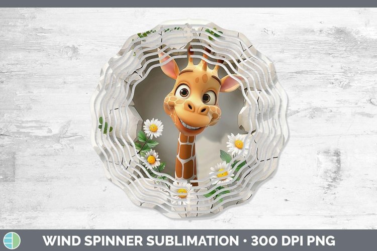 Gorgeous3D Hole in the Wall Wind Spinner design.