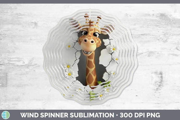 Gorgeous3D Hole in the Wall Wind Spinner design.