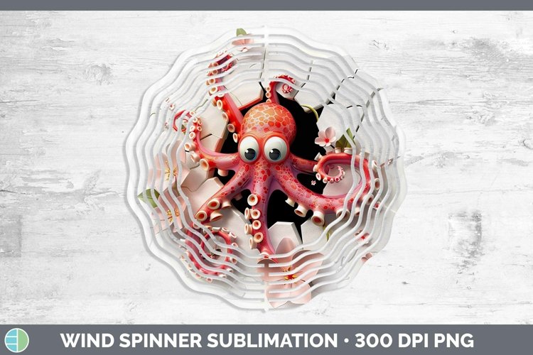 Gorgeous3D Hole in the Wall Wind Spinner design.