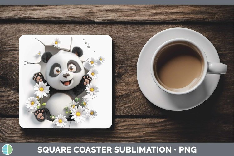 Gorgeous3D Hole in the Wall Square Coaster design.