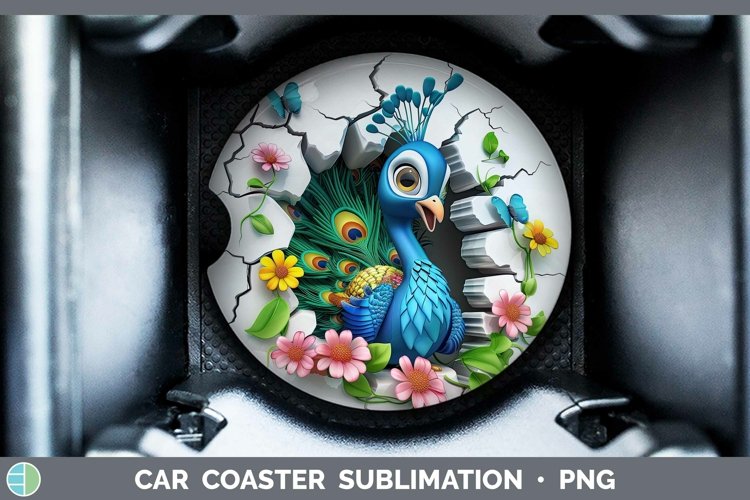 Gorgeous3D Hole in the Wall Car Coaster design.