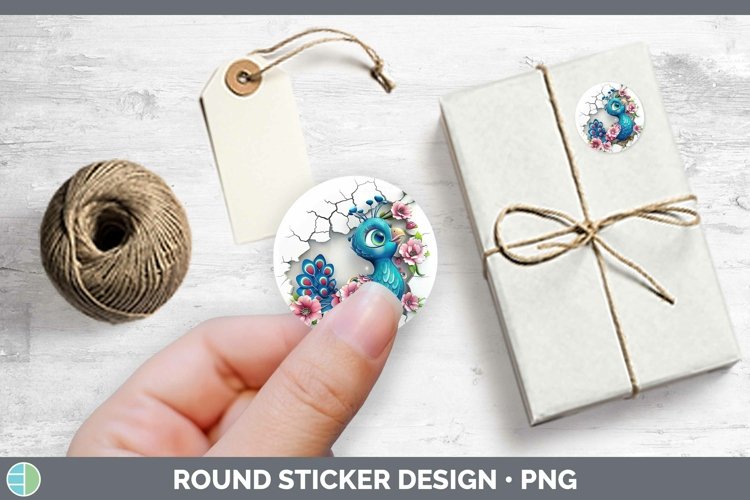 Gorgeous3D Hole in the Wall Stickers design.